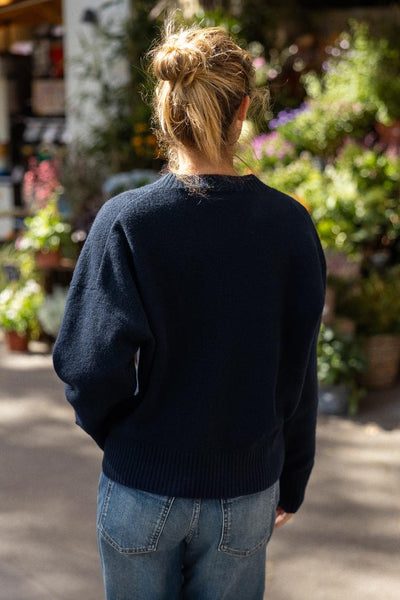 SOFT KNIT V-NECK SWEATER