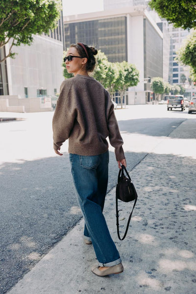 SOFT KNIT V-NECK SWEATER