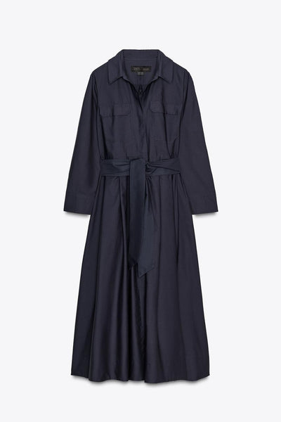 POPLIN SHIRT DRESS