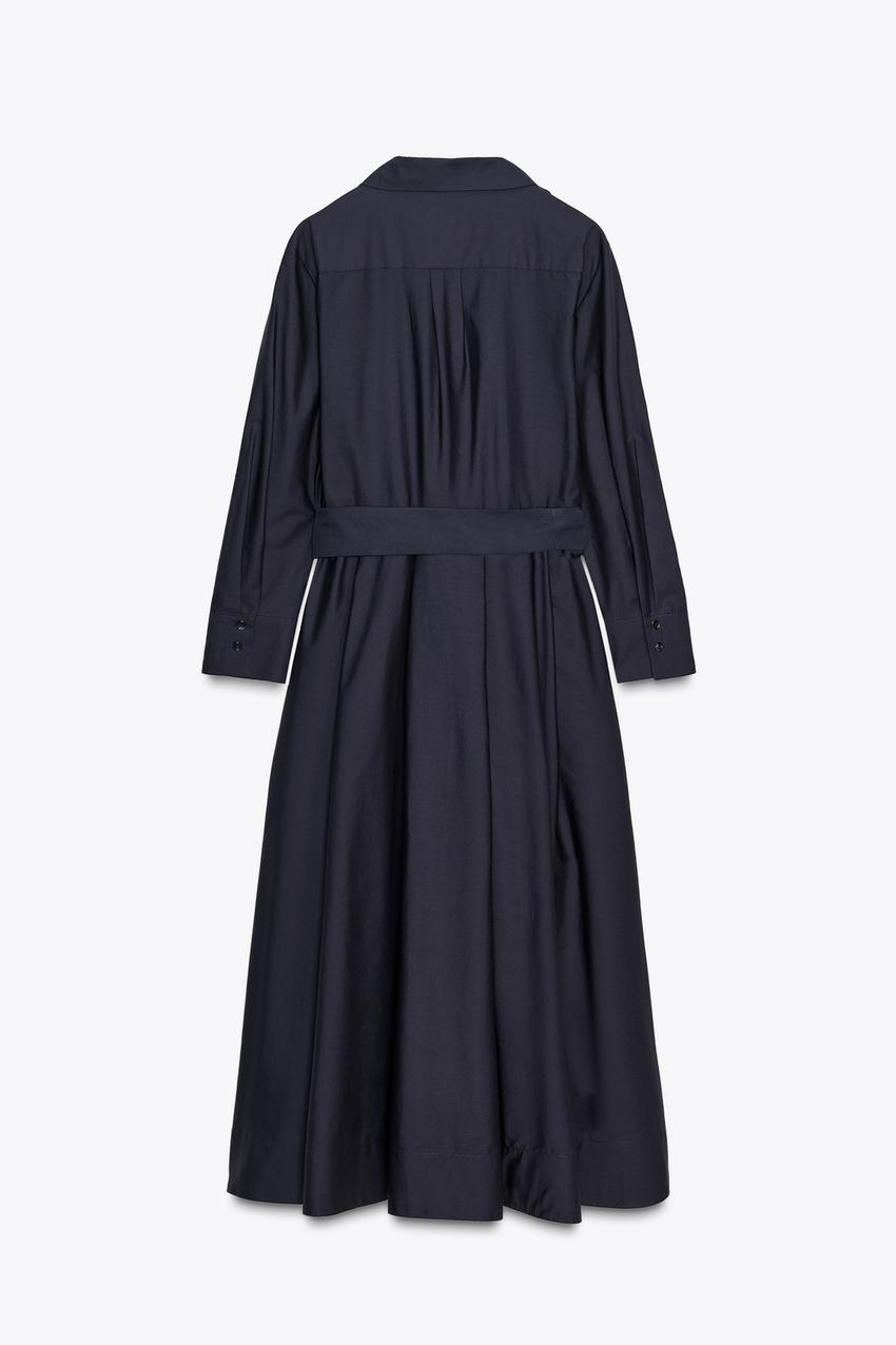 POPLIN SHIRT DRESS