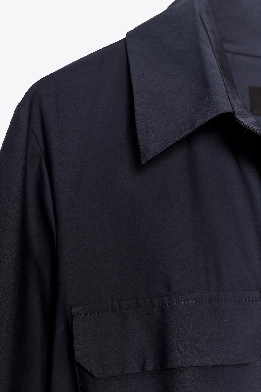 POPLIN SHIRT DRESS