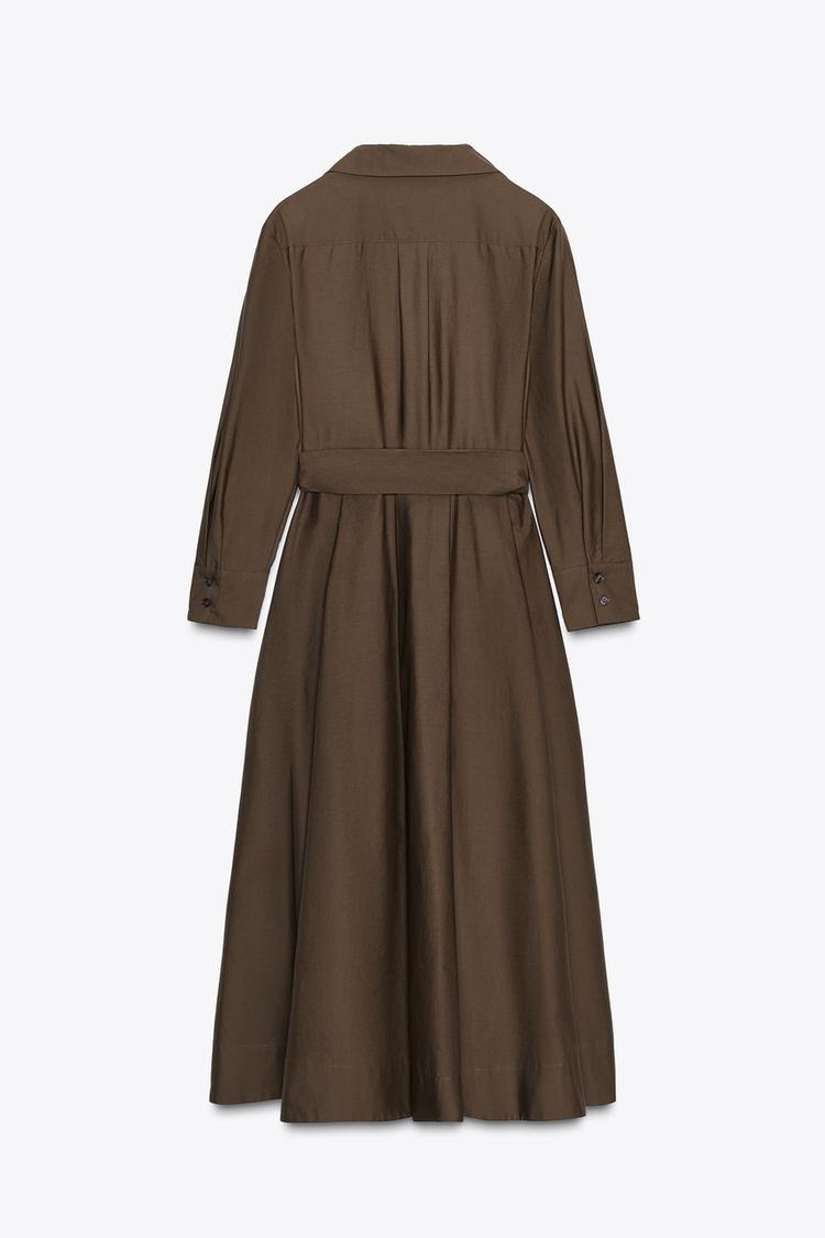 POPLIN SHIRT DRESS
