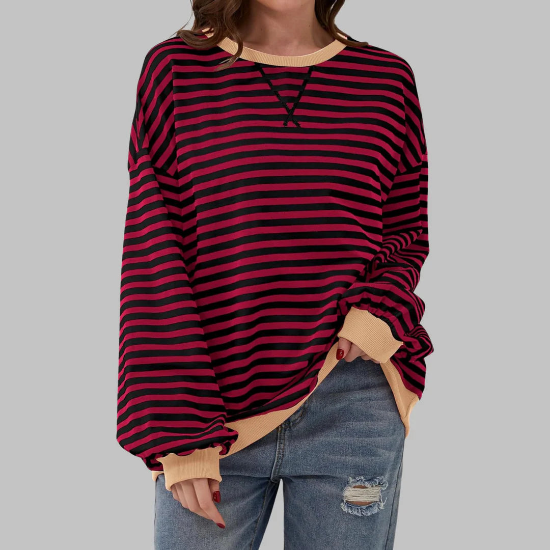Velora™ | Striped Knit for Everyday Elegance