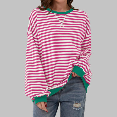 Velora™ | Striped Knit for Everyday Elegance