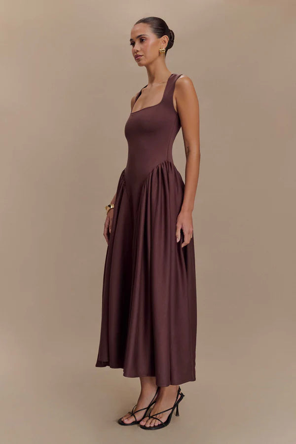 Sharon Scuba Jersey Midi Dress