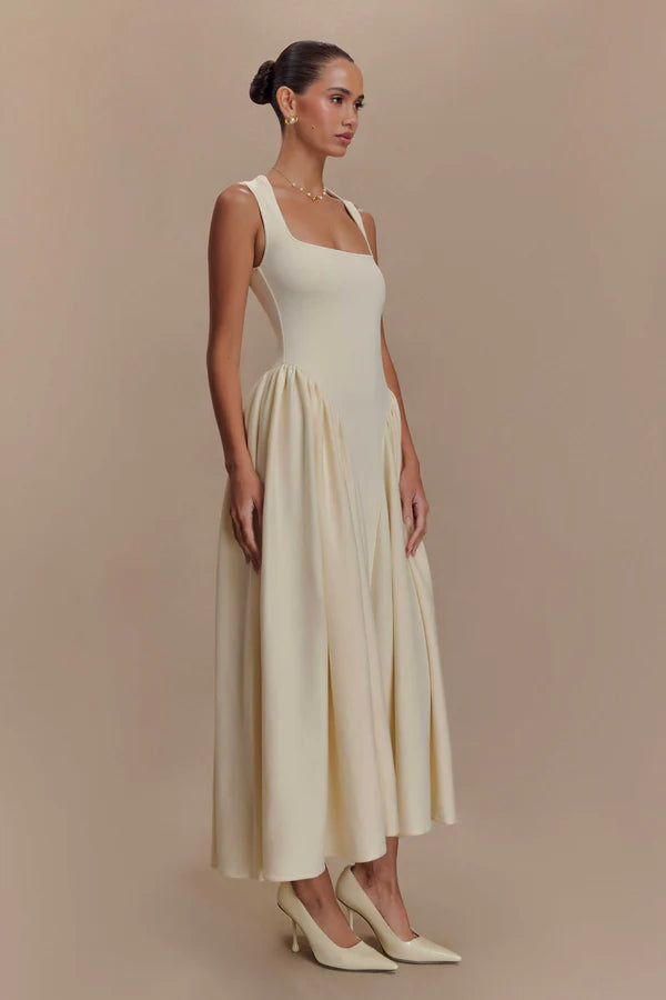 Sharon Scuba Jersey Midi Dress