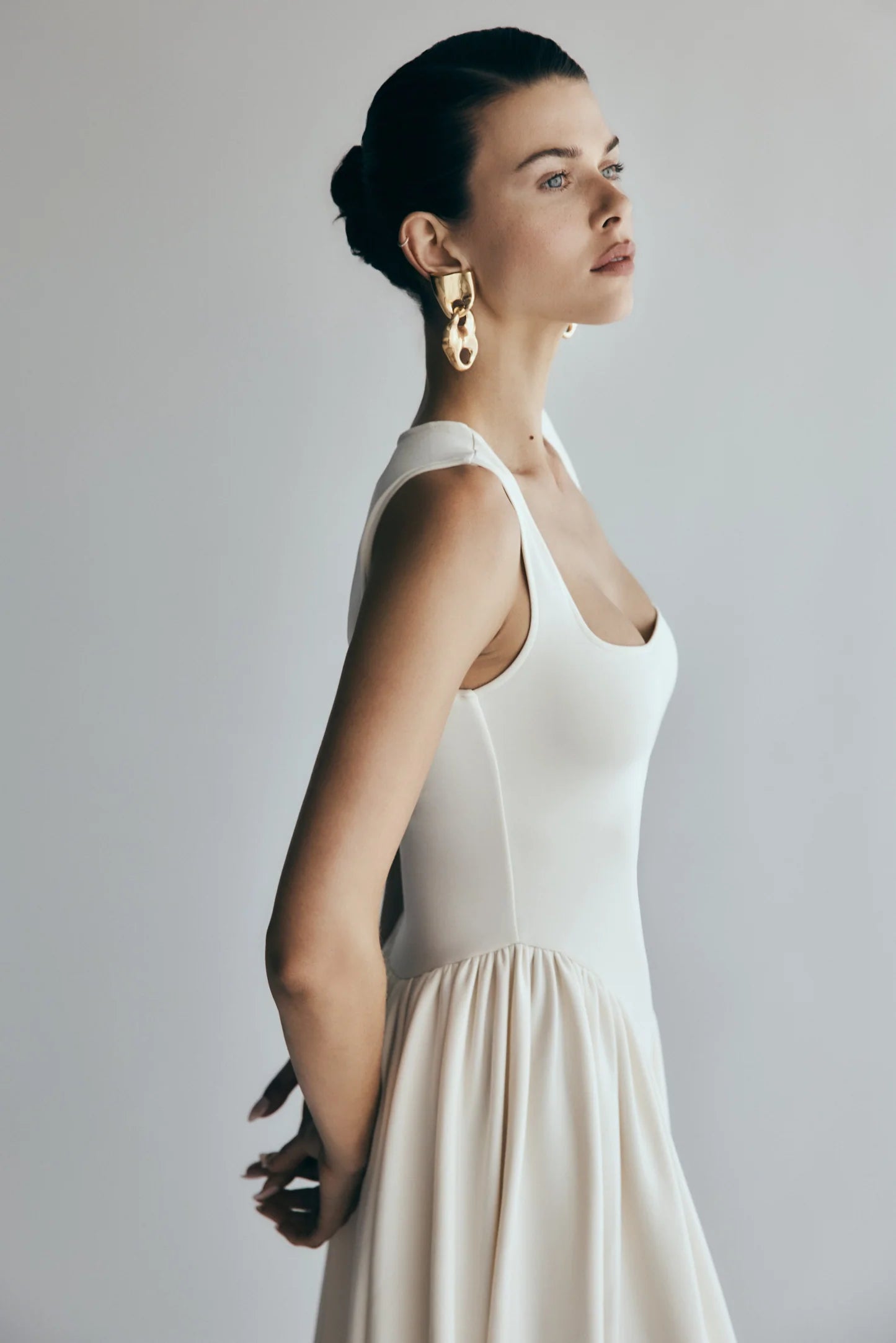 Sharon Scuba Jersey Midi Dress