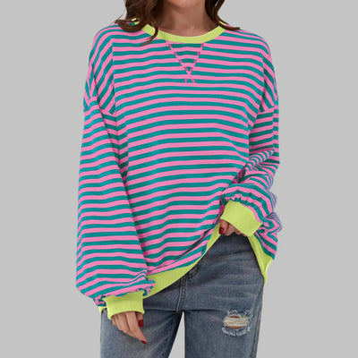 Velora™ | Striped Knit for Everyday Elegance