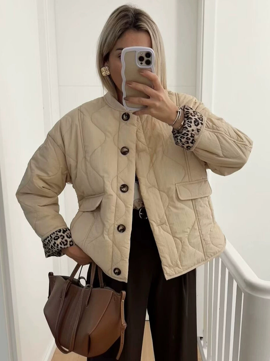 Lisa Autumn Leopard Jacket