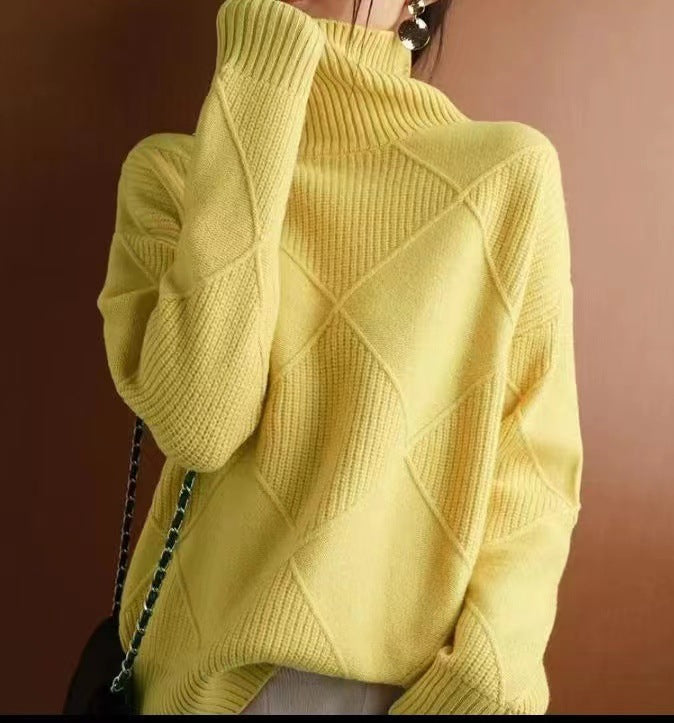Marlen Soft Knit Roll-Neck Sweater
