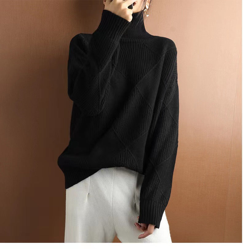 Marlen Soft Knit Roll-Neck Sweater