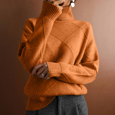 Marlen Soft Knit Roll-Neck Sweater