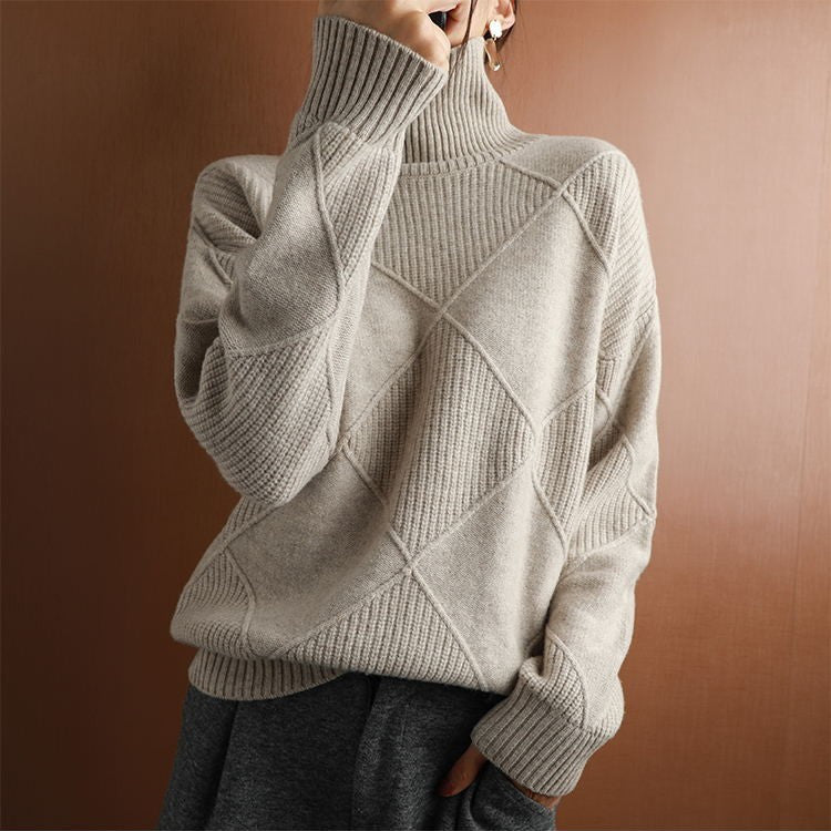 Marlen Soft Knit Roll-Neck Sweater