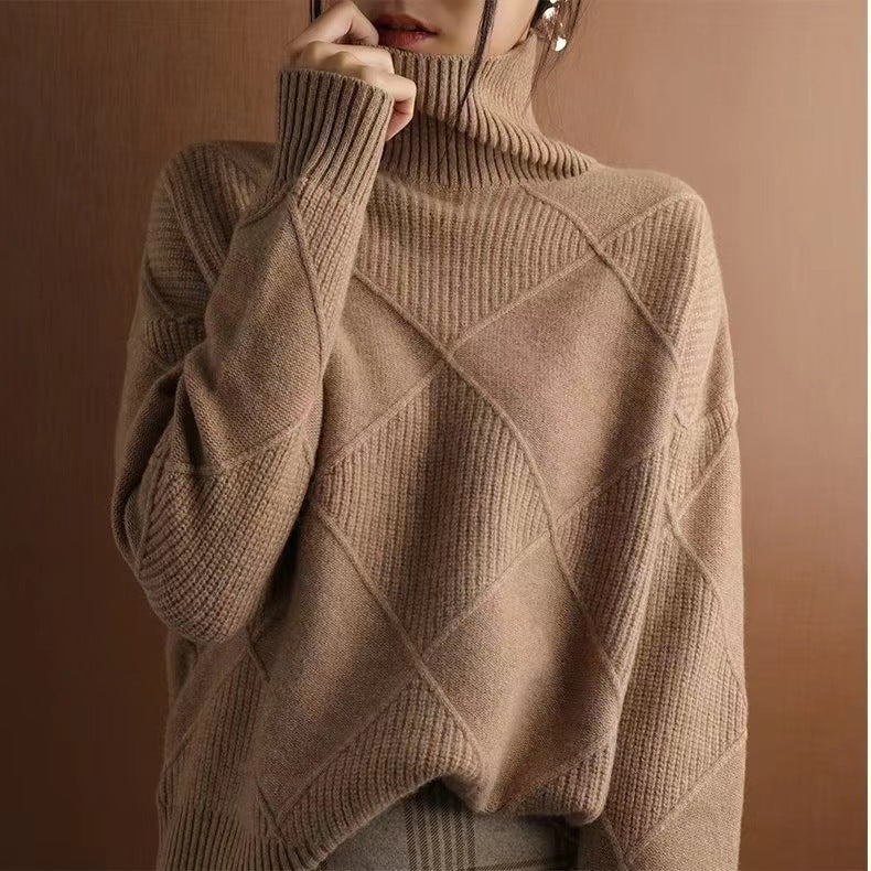 Marlen Soft Knit Roll-Neck Sweater