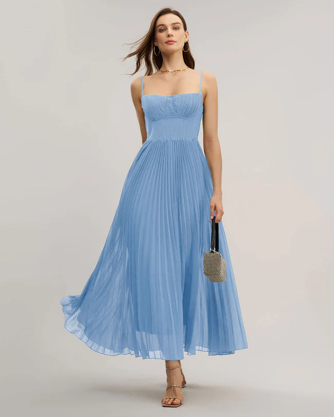 Sweetheart Neck Flowy Slip Maxi Dress