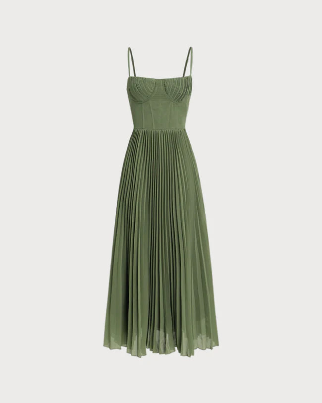 Sweetheart Neck Flowy Slip Maxi Dress