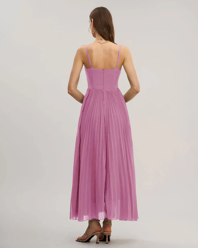 Sweetheart Neck Flowy Slip Maxi Dress