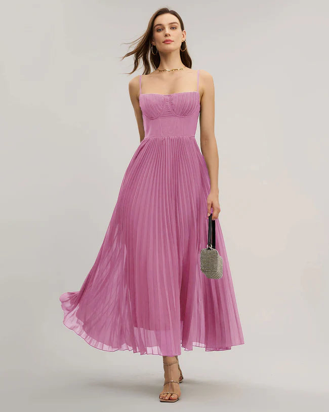 Sweetheart Neck Flowy Slip Maxi Dress